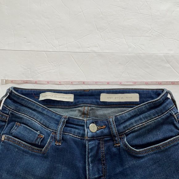 Pilcro and the Letterpress Dark Blue Skinny Jeans - Picture 10 of 16